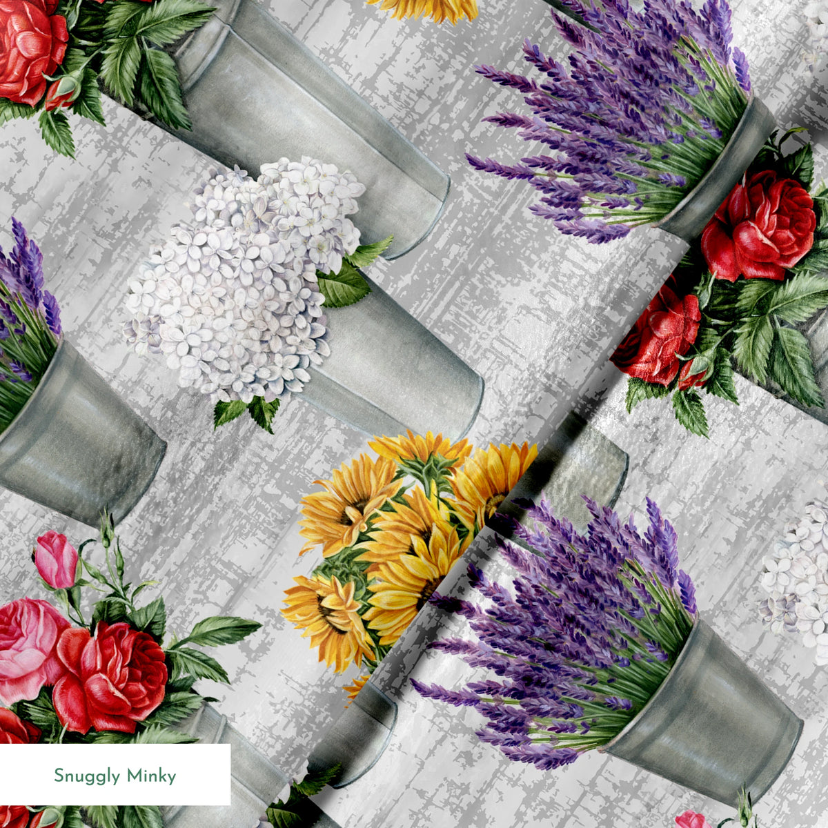 Danielle Murray Flower Shop Bouquets Fabric