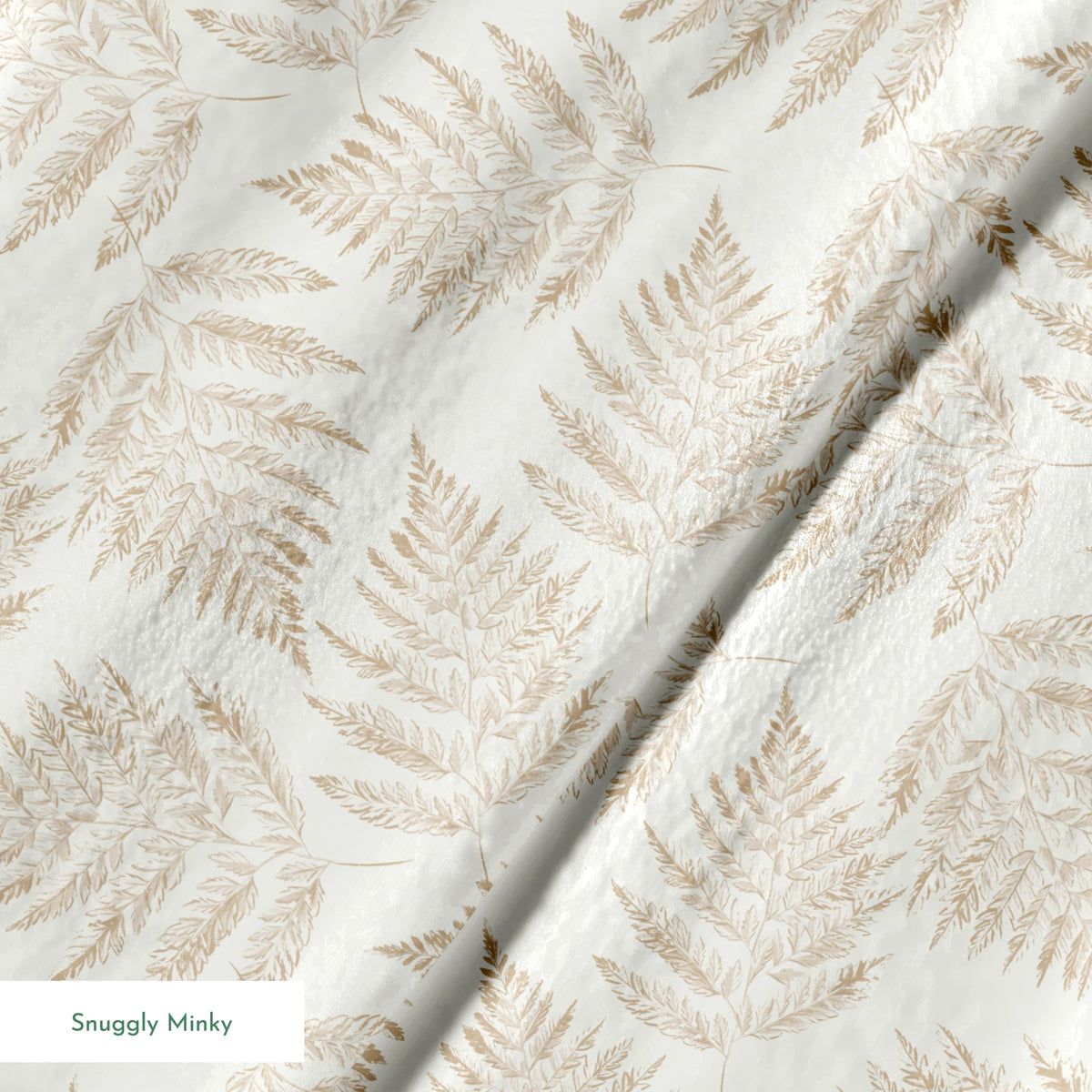 Danielle Murray Beige Ferns Fabric