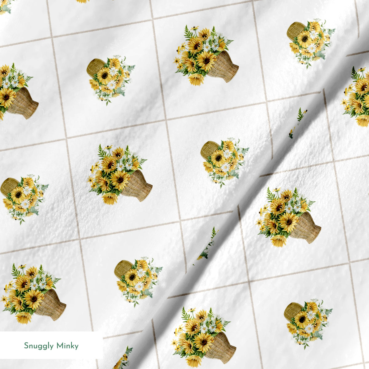 Danielle Murray Sunflower Baskets Fabric
