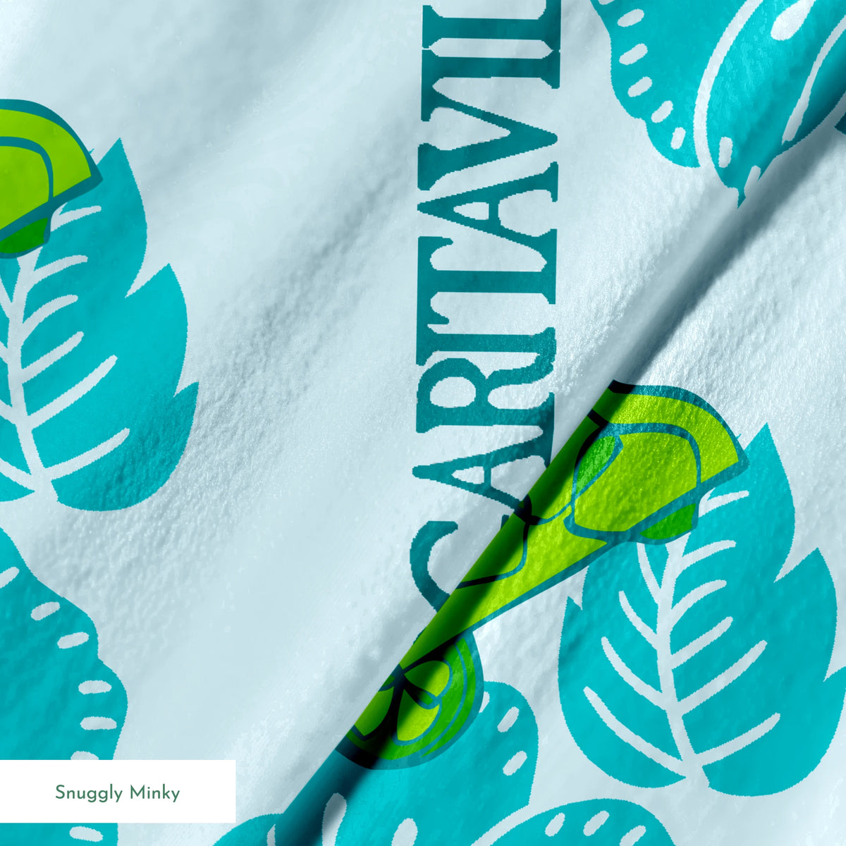 Margaritaville Tropical Floral on Blue Fabric