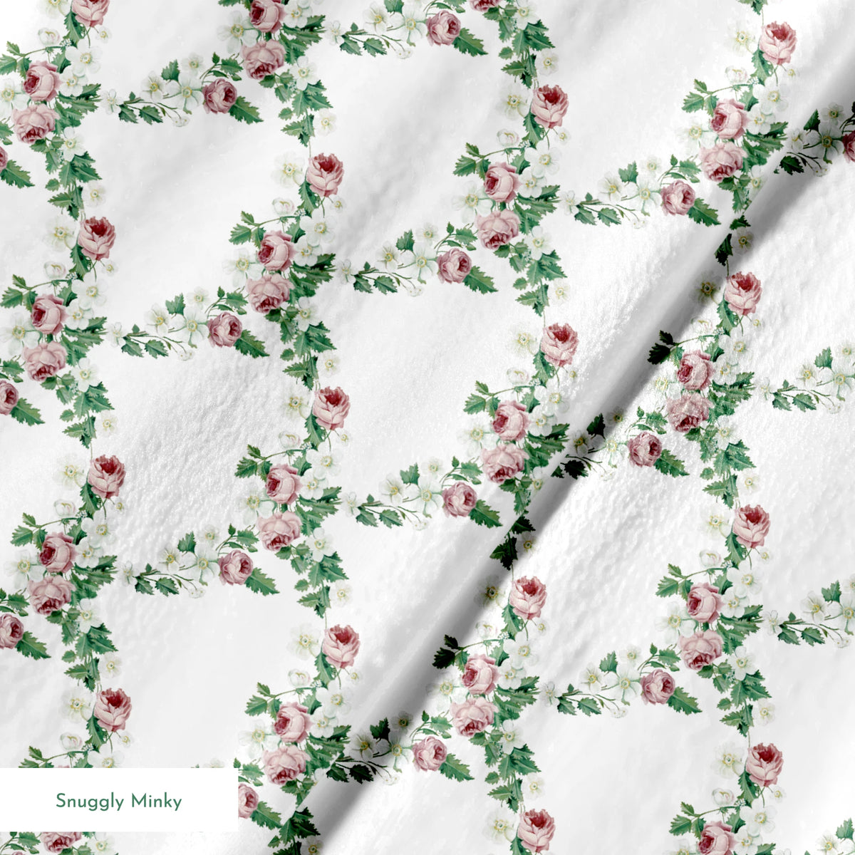 Danielle Murray Vintage Rose and Anemone Garland Fabric