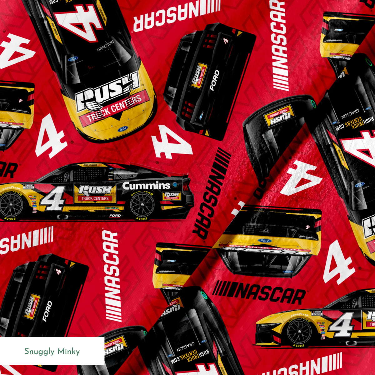 NASCAR® Noah Gragson Toss on Red Fabric