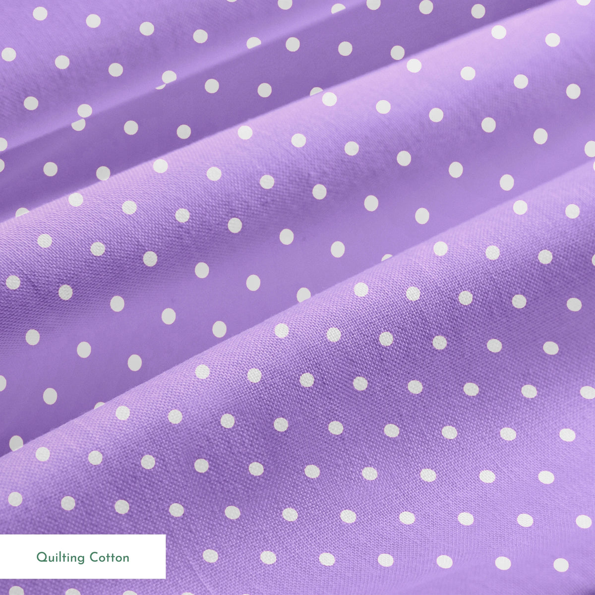 Various white circles on a purple background springs quiltingcotton texture