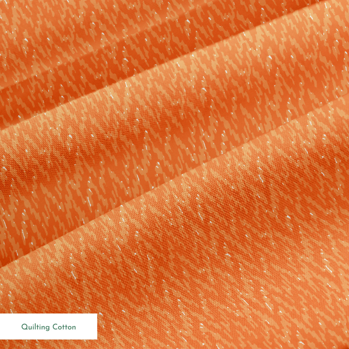 Orange textured background with vertical brushstroke pattern in varying shades of terracotta springs quiltingcotton texture