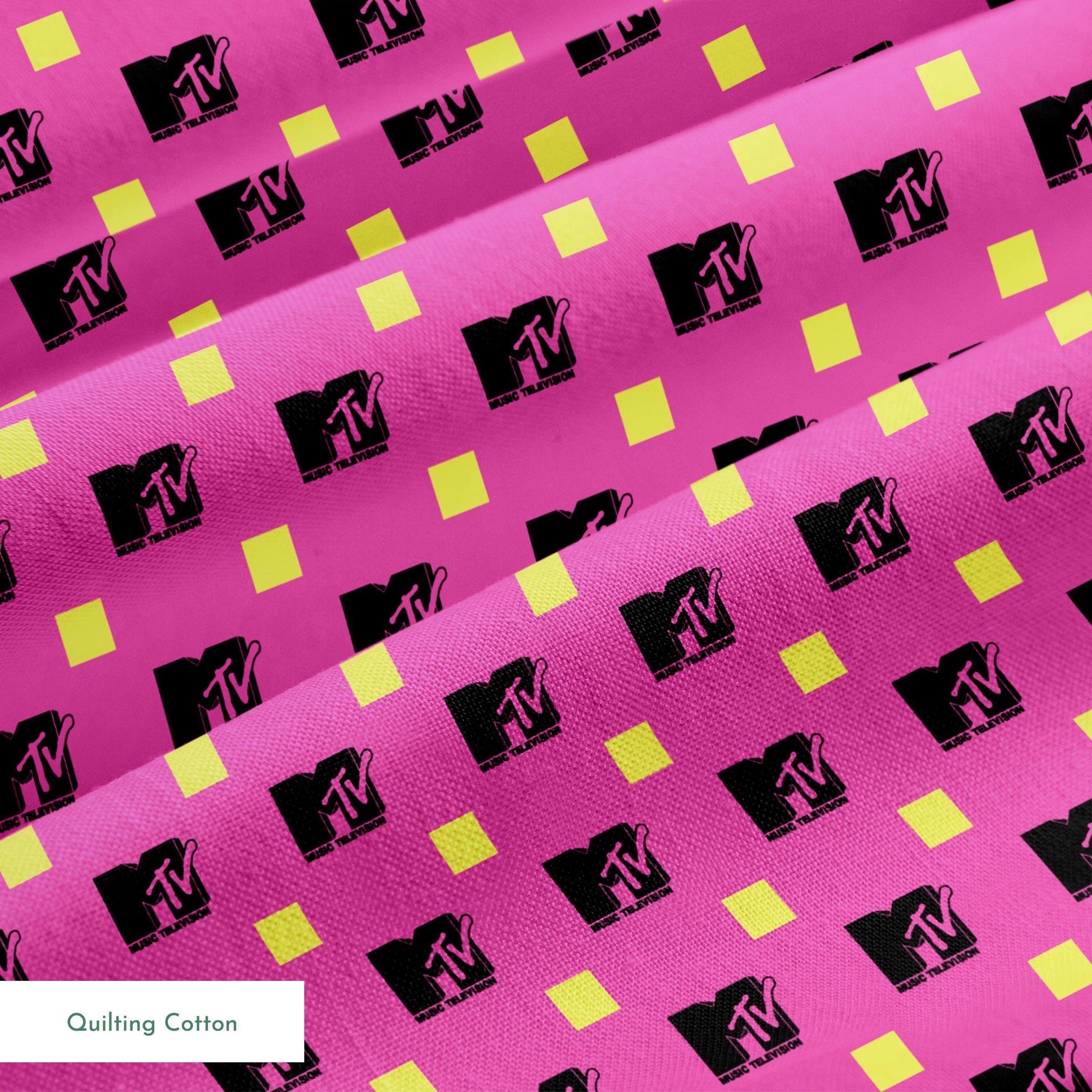 Paramount MTV  Blocks on Purple Fabric