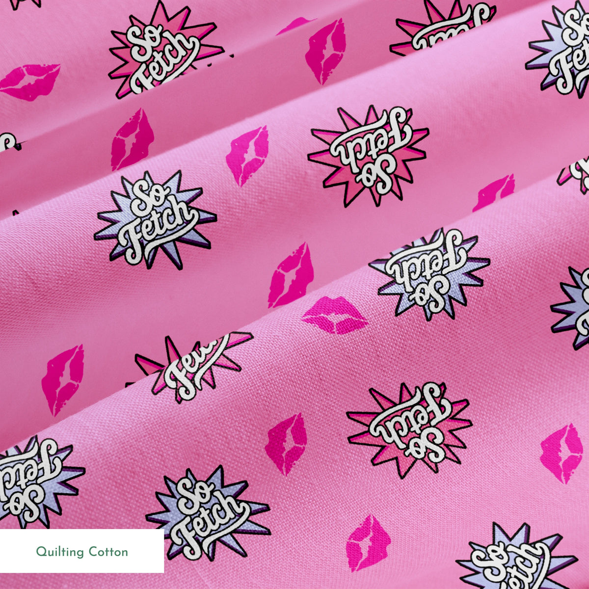 Paramount Mean Girls  So Fetch on Pink Fabric