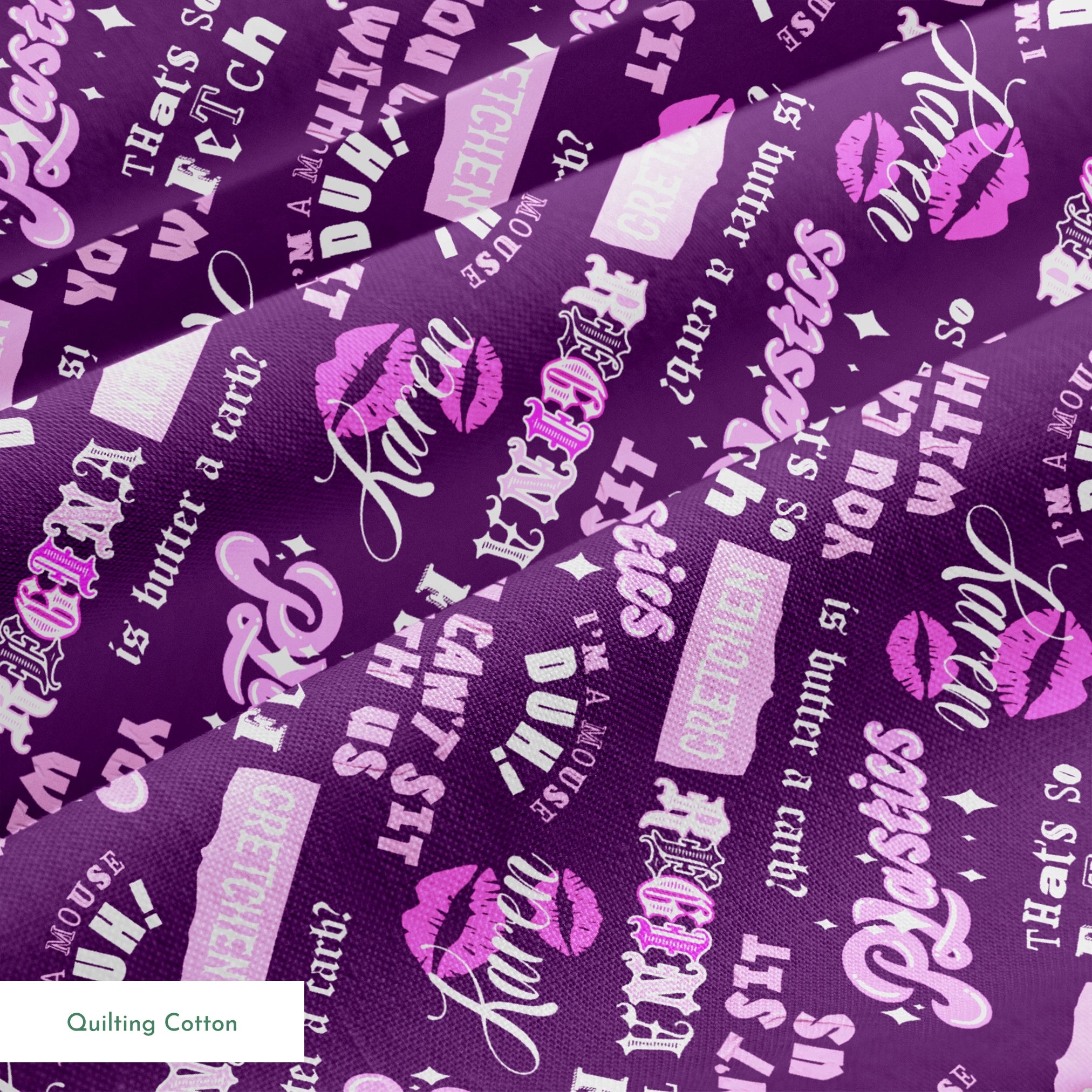 Paramount Mean Girls  The Plastics on Purple Fabric