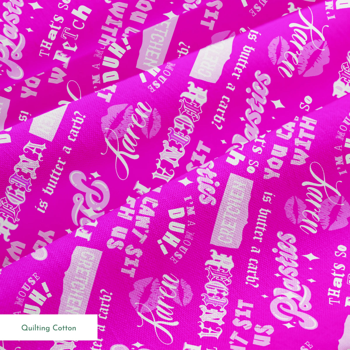 Paramount Mean Girls  The Plastics on Pink Fabric