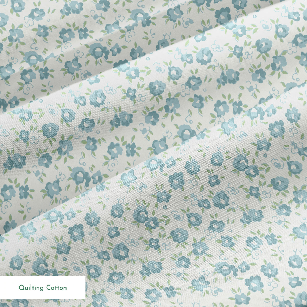 Posie on Silver Sage Fabric