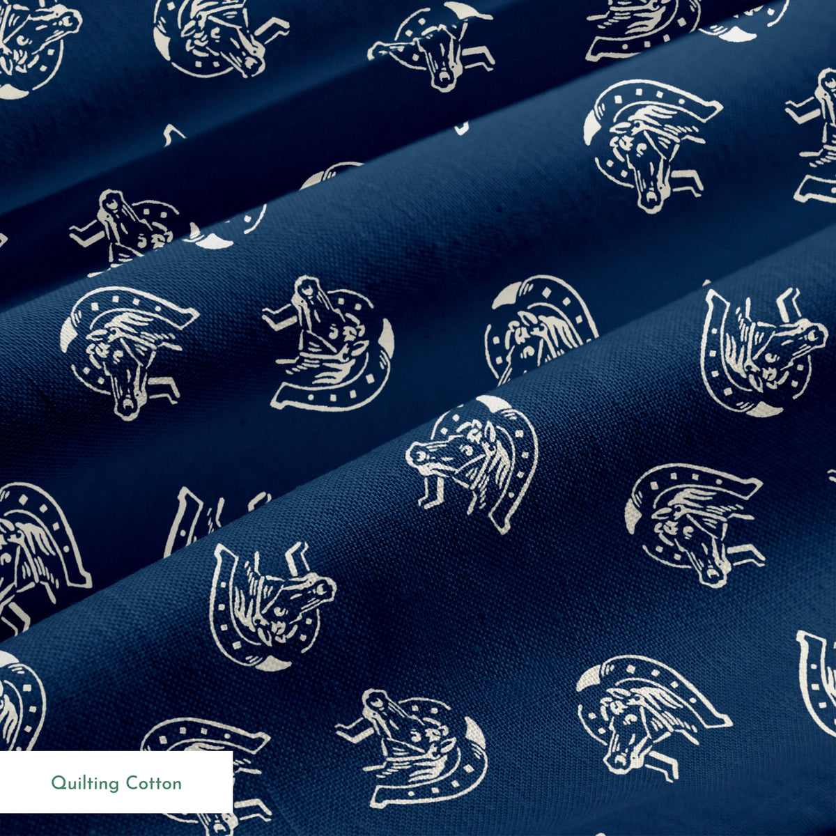 Cheyanne on Navy Fabric