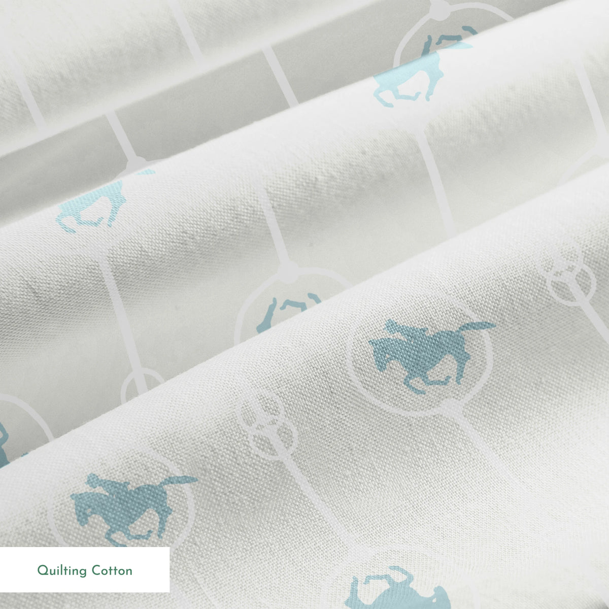 Brooks on Silver Sage Fabric