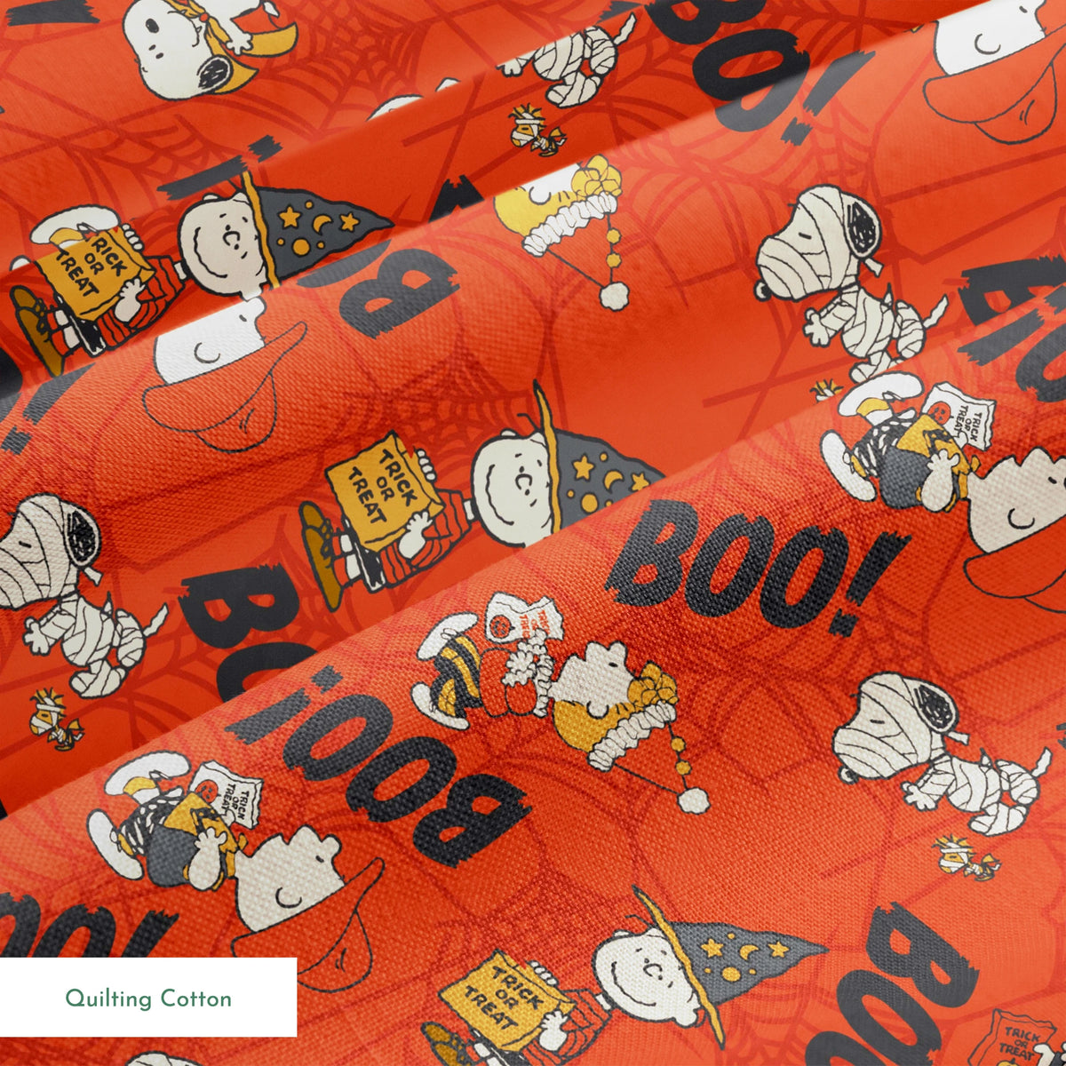 Peanuts Halloween BOO! Fabric