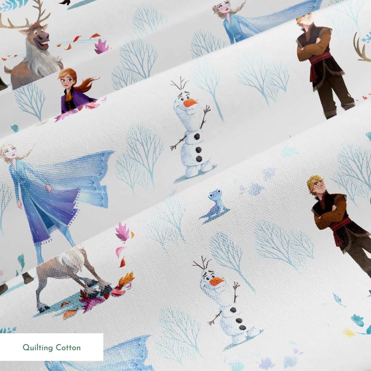 Disney Frozen  Winter Landscape Toss Fabric