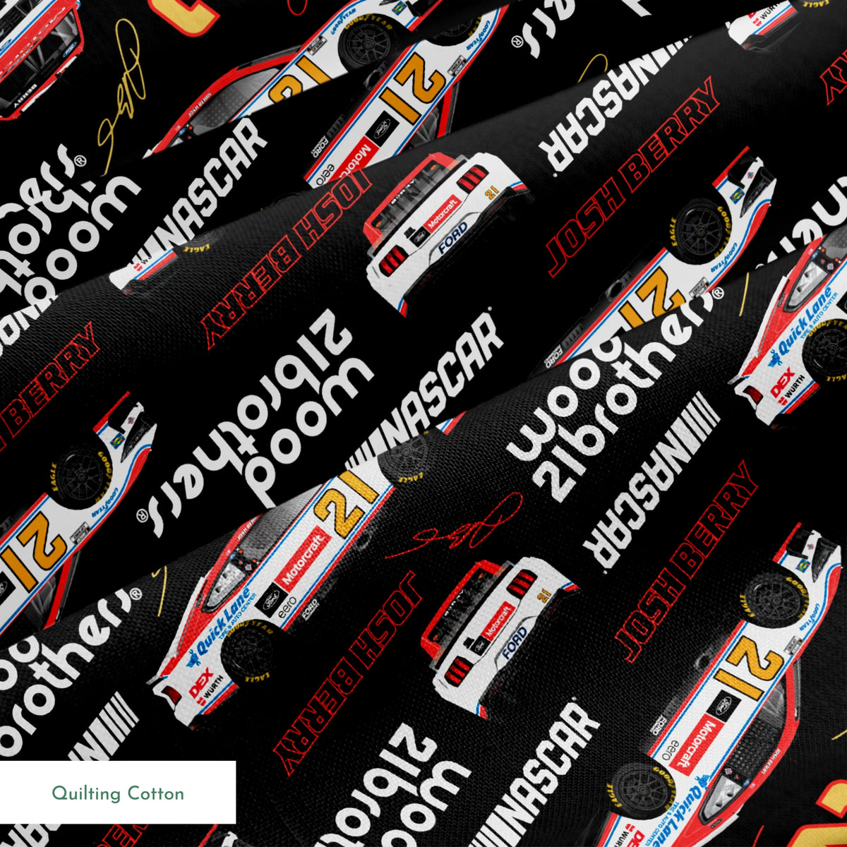 NASCAR® Josh Berry Toss on Black Fabric