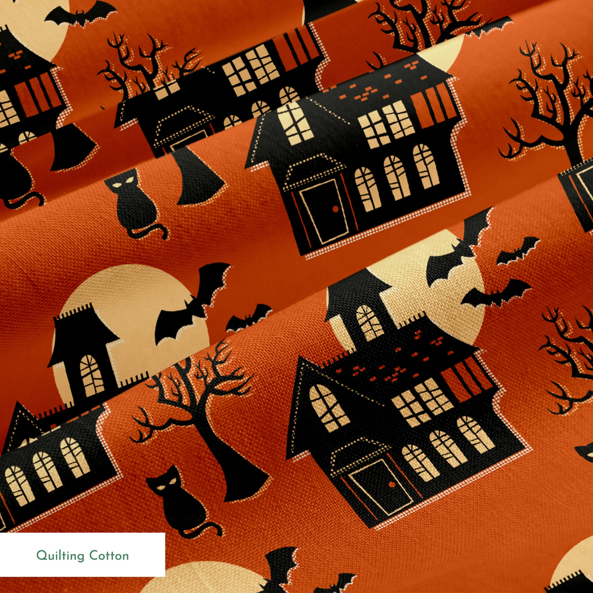 Haunted House on Spiced Fabric