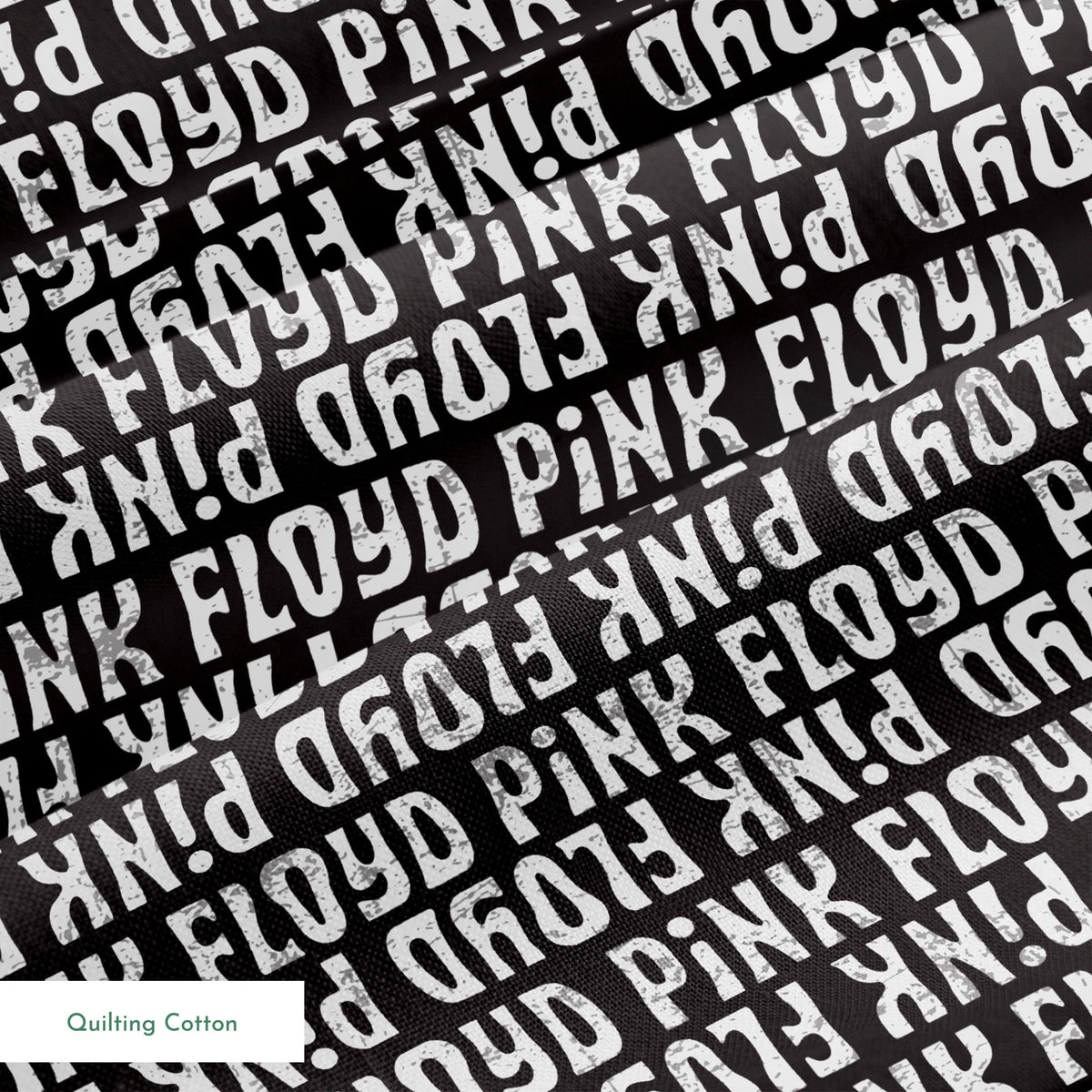 Pink Floyd Band Name Fabric