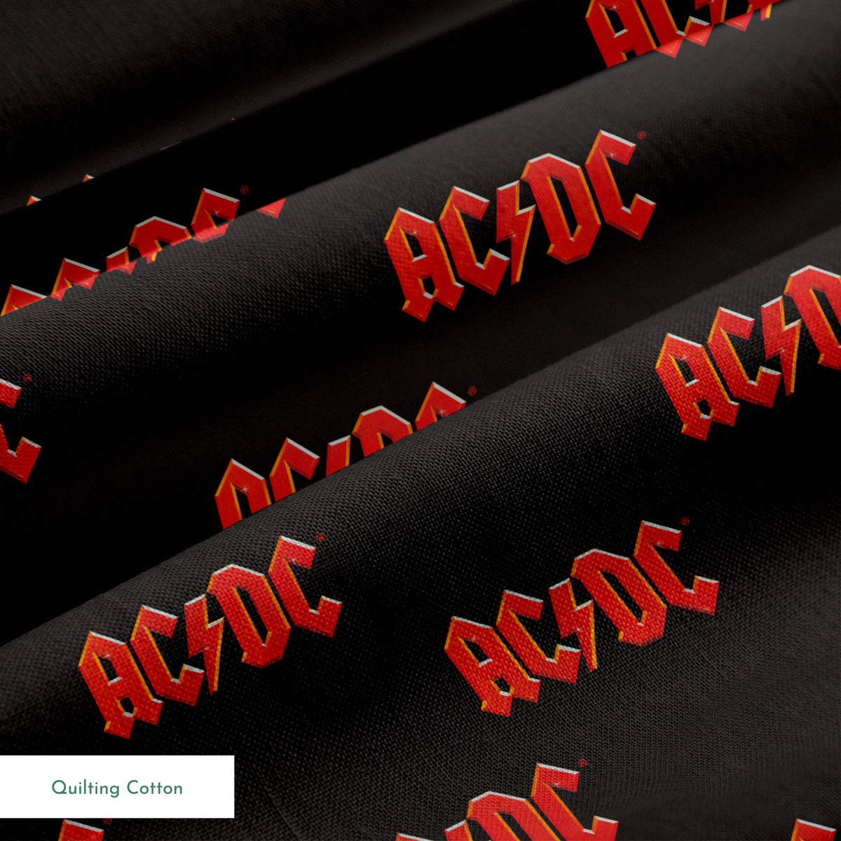 AC/DC Classic Logo Fabric