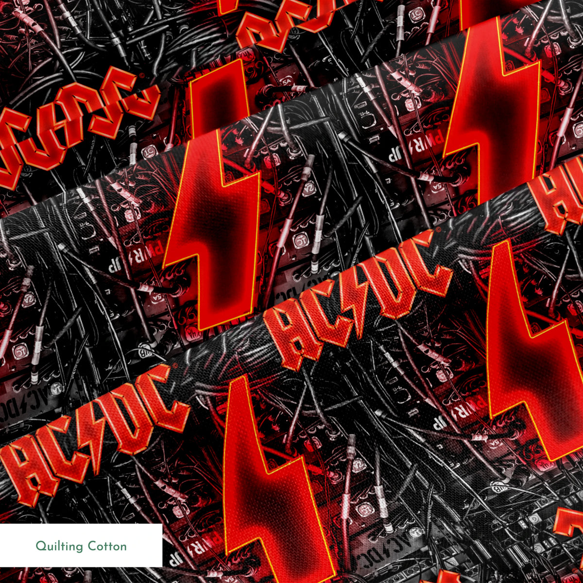 AC/DC Power Up Fabric