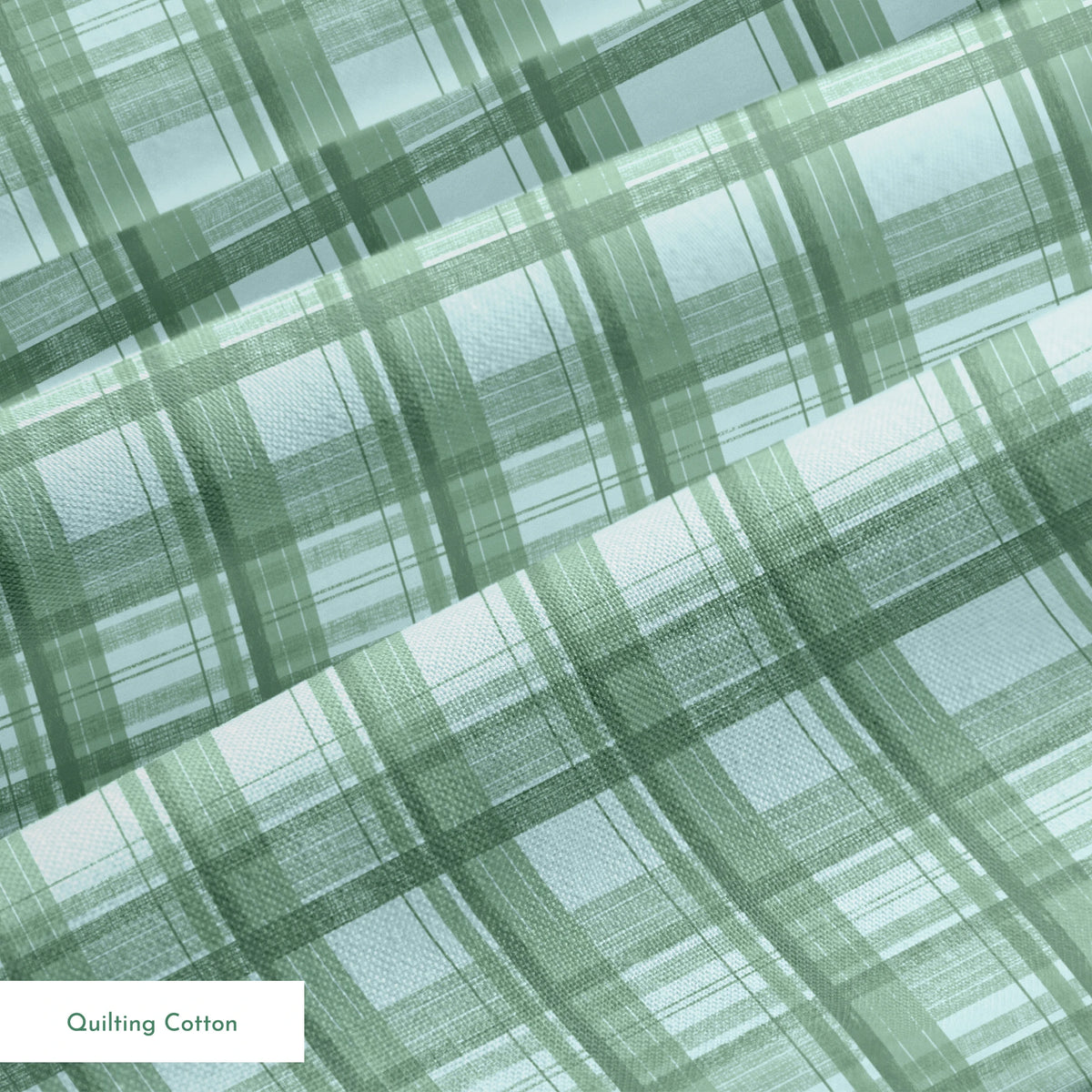 Saturday Evening Post  Christmas Plaid on Evergreen Fabric