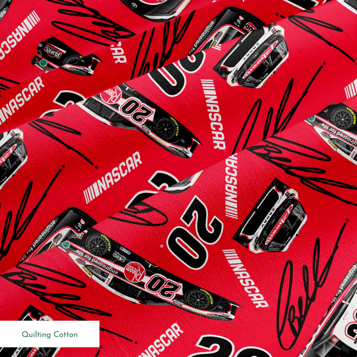NASCAR® Christopher Bell Toss on Red Fabric