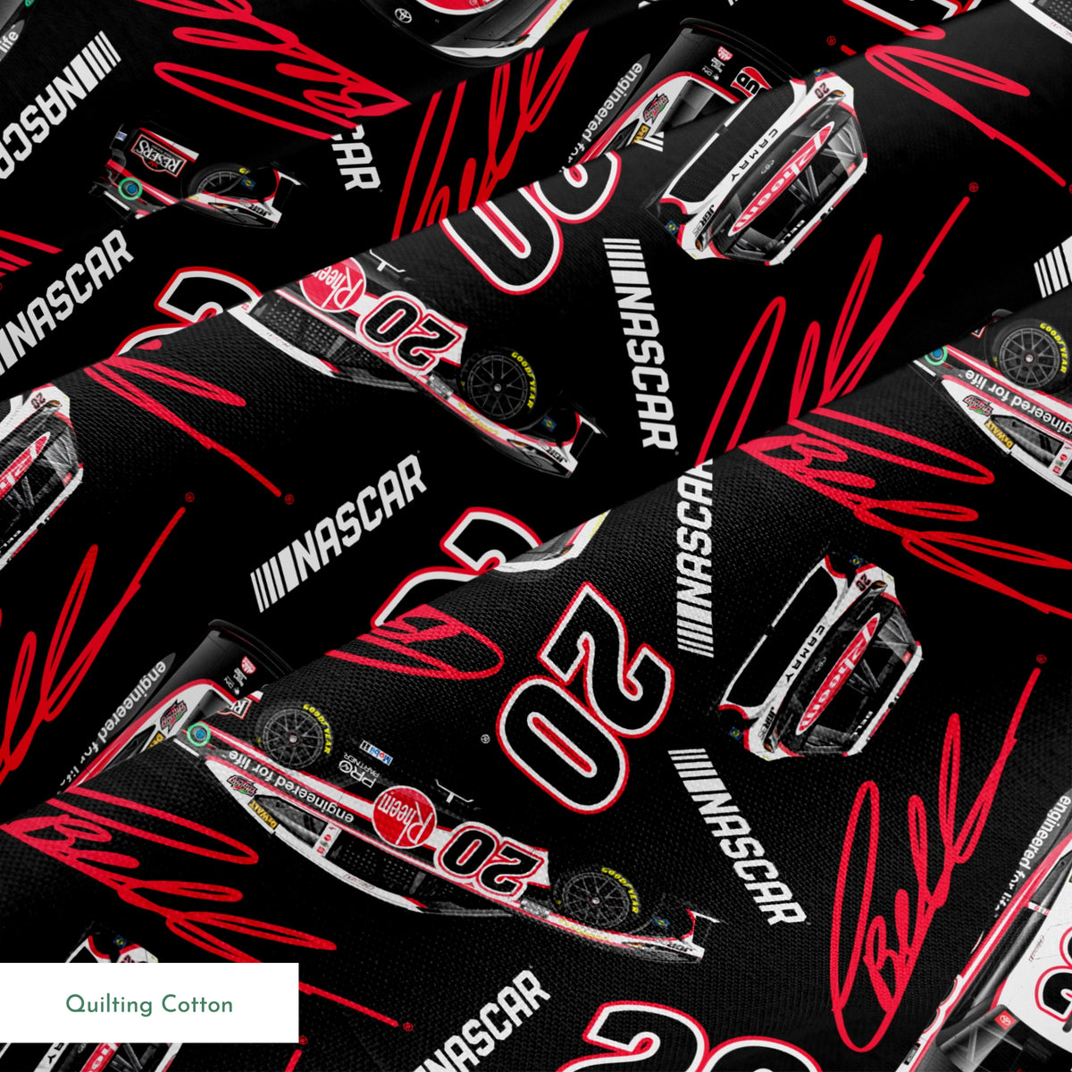 NASCAR® Christopher Bell Toss on Black Fabric