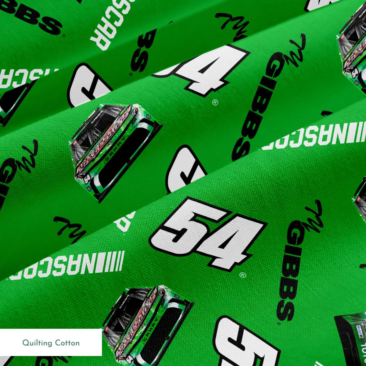 NASCAR® Ty Gibbs Toss on Green Fabric