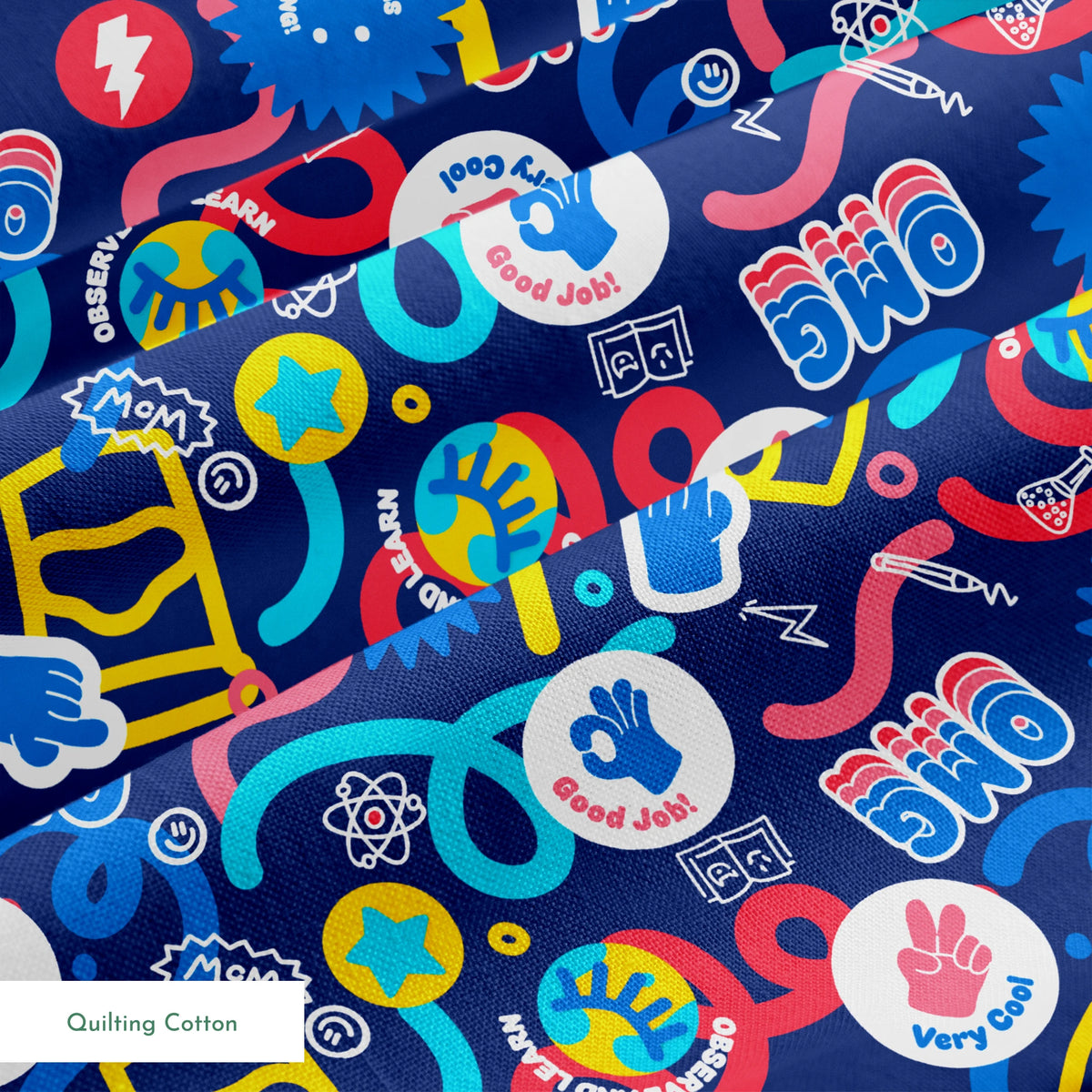 Hasbro Play-Doh Observe and Learn on Navy Fabric