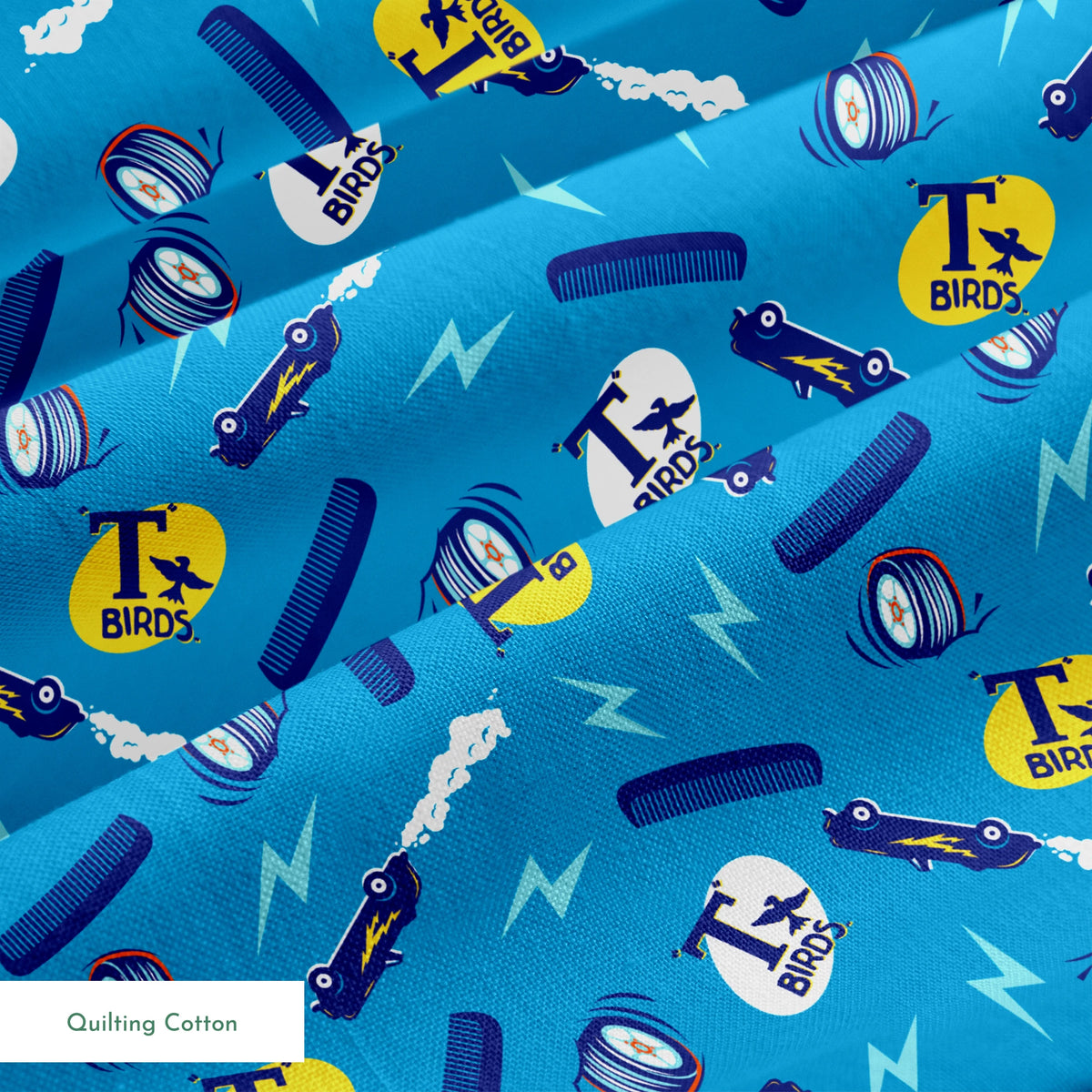 Paramount Grease  T-Birds Toss Fabric