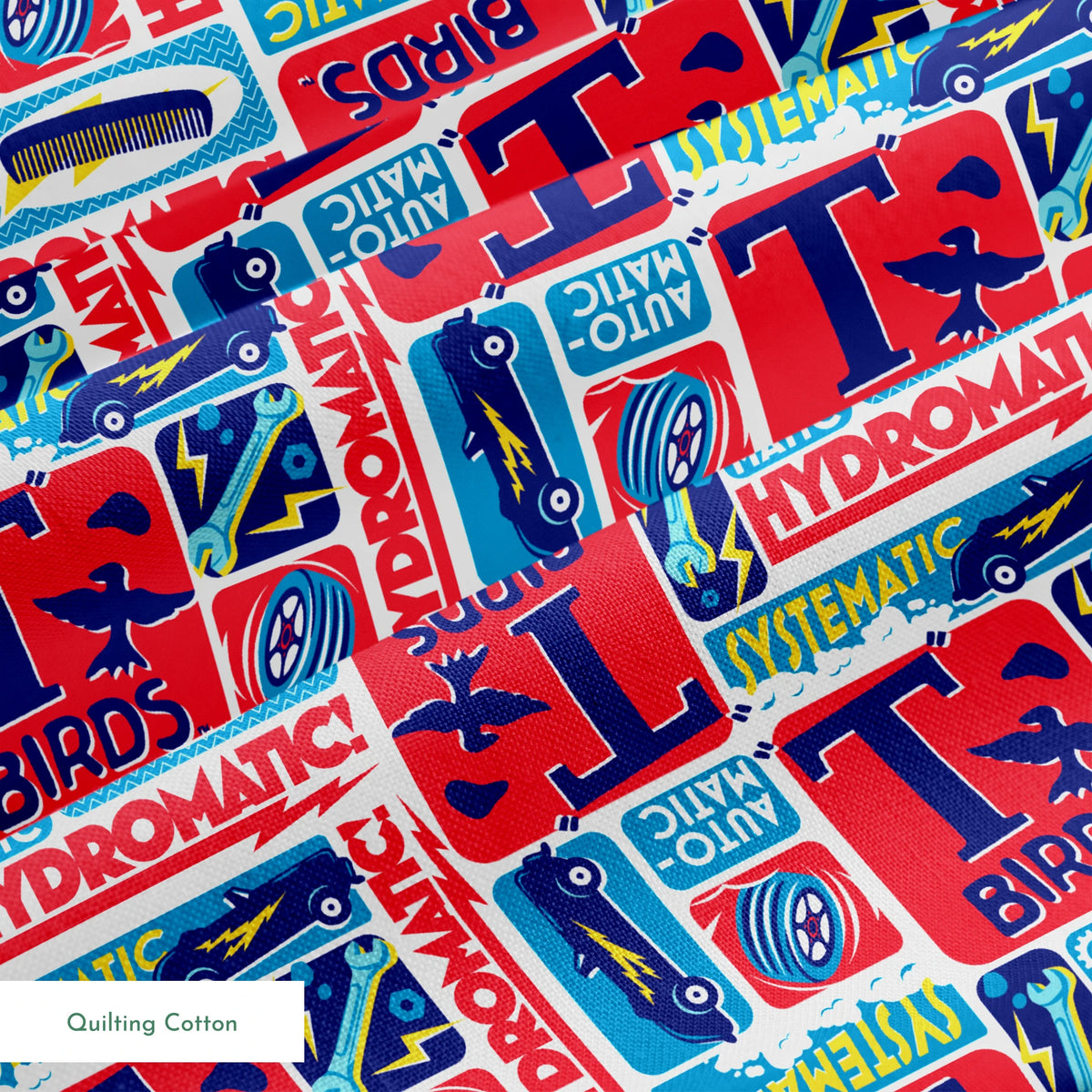 Paramount Grease  Hydromatic T-Birds Fabric