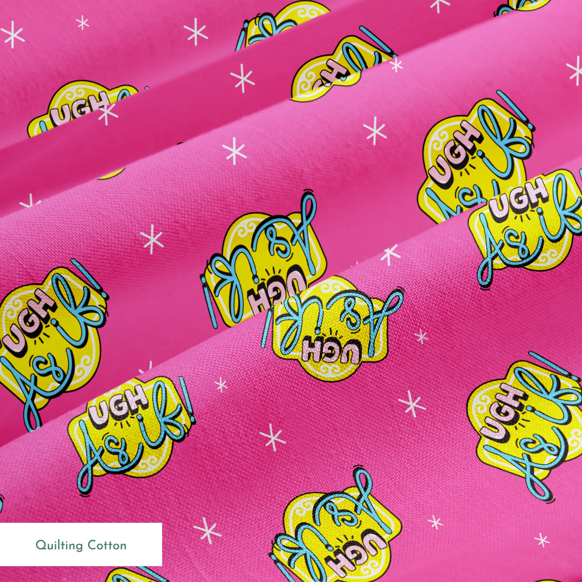 Paramount Clueless  As If! on Pink Fabric