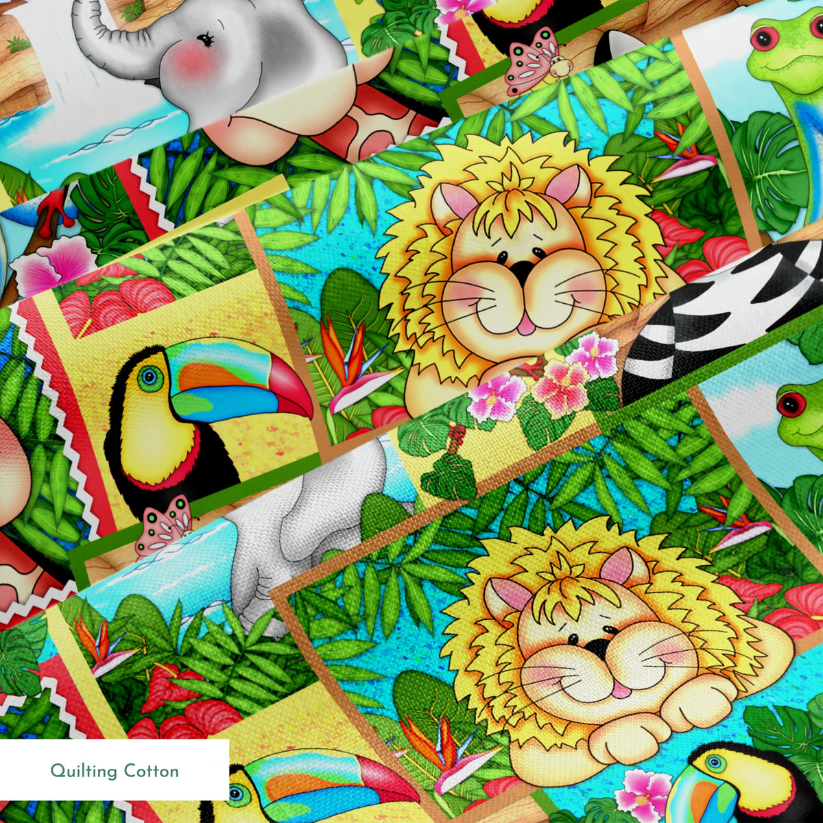 Vicki Schreiner BaZooples Nice Safari Day Fabric
