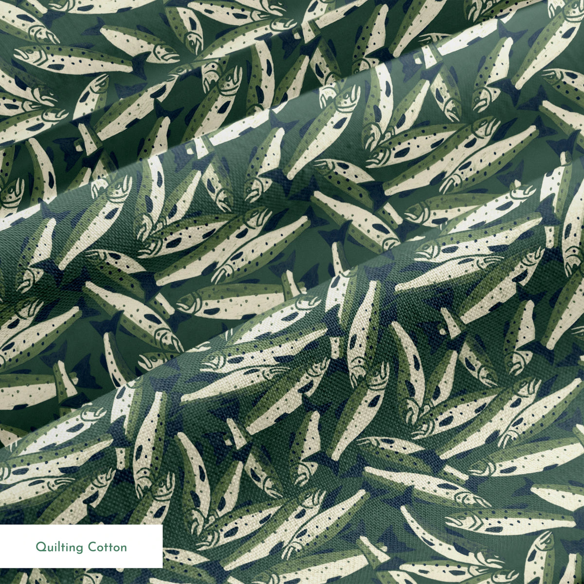 Anchovies on Forestry Fabric