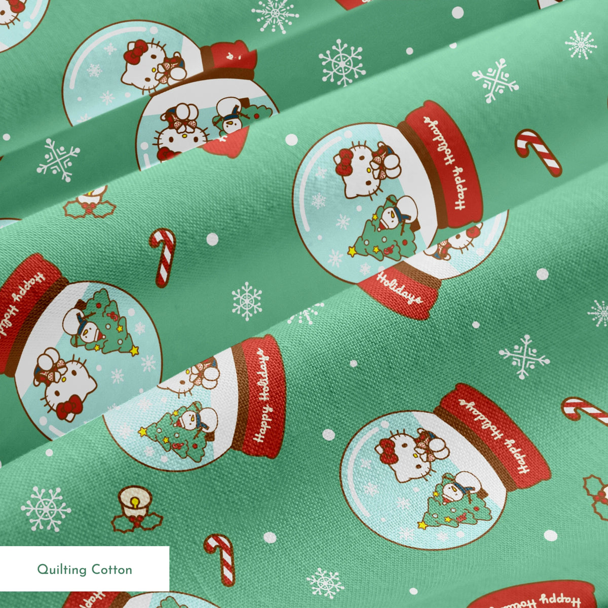 Hello Kitty® Snow Globe Toss Fabric