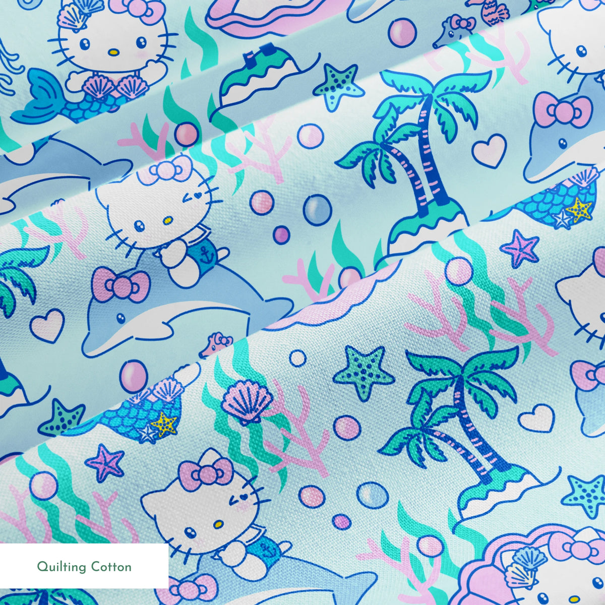 Hello Kitty® Mermaids Toss Fabric
