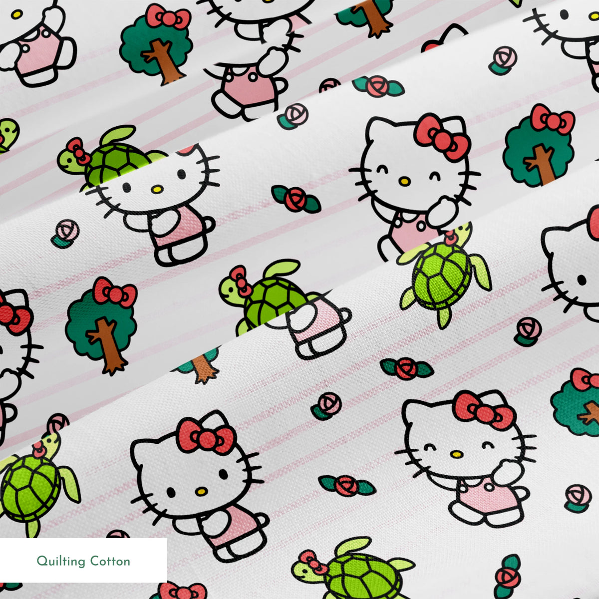 Hello Kitty® Turtle Toss Fabric