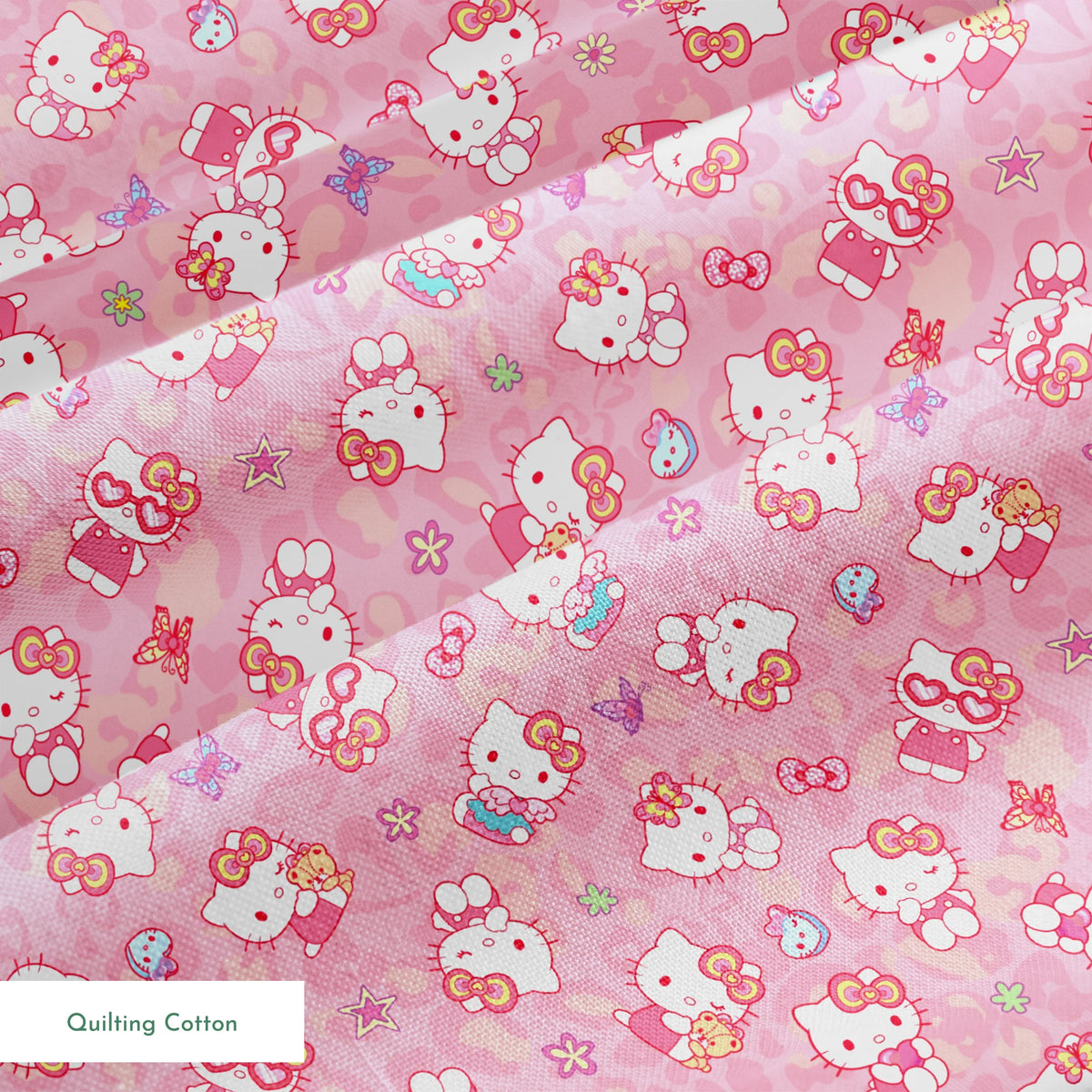 Hello Kitty® Pink Leopard Fun Fabric