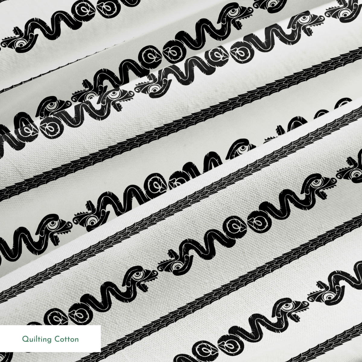Disney Haunted Mansion Serpent Stripes Fabric