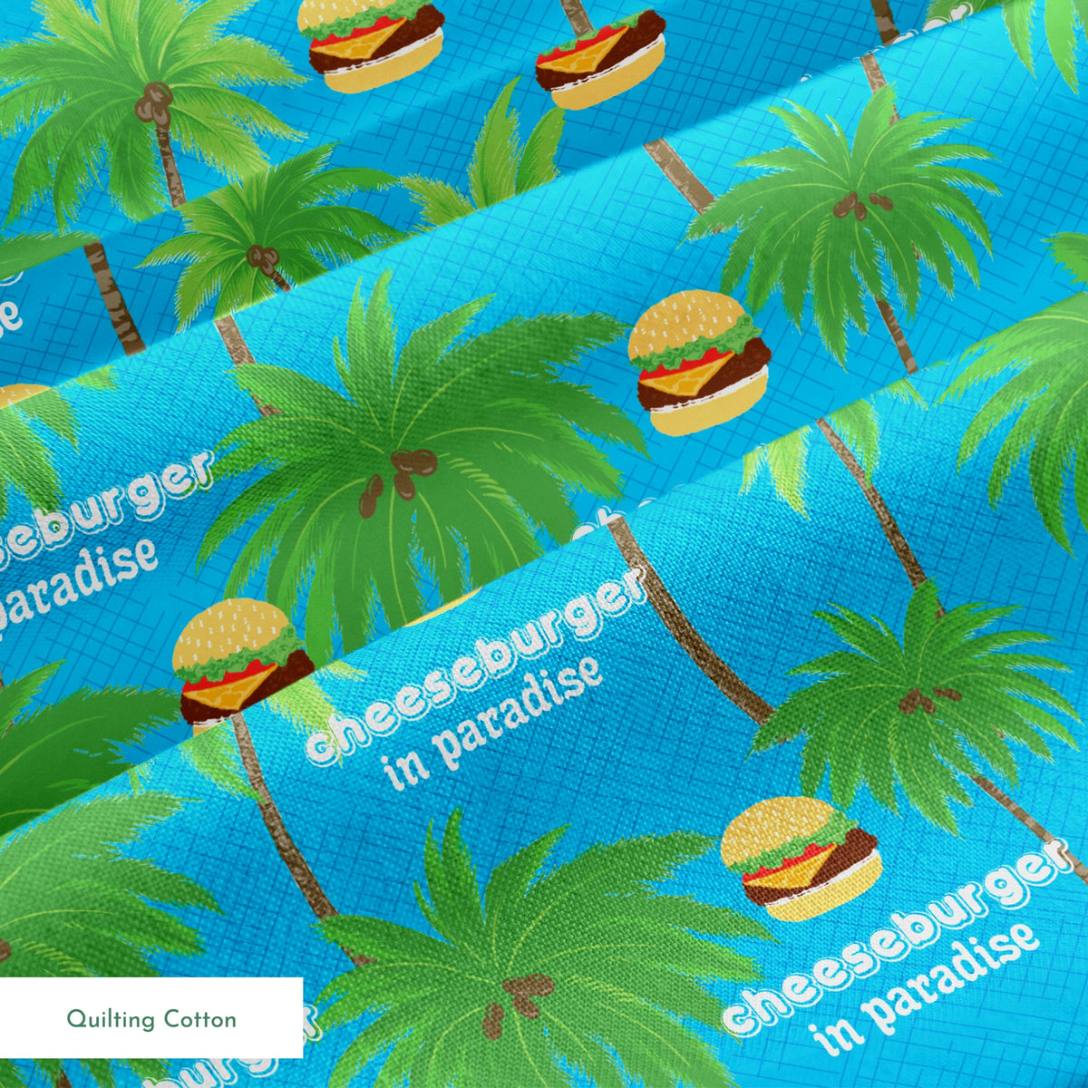 Margaritaville Cheeseburger Paradise Tropical Fabric