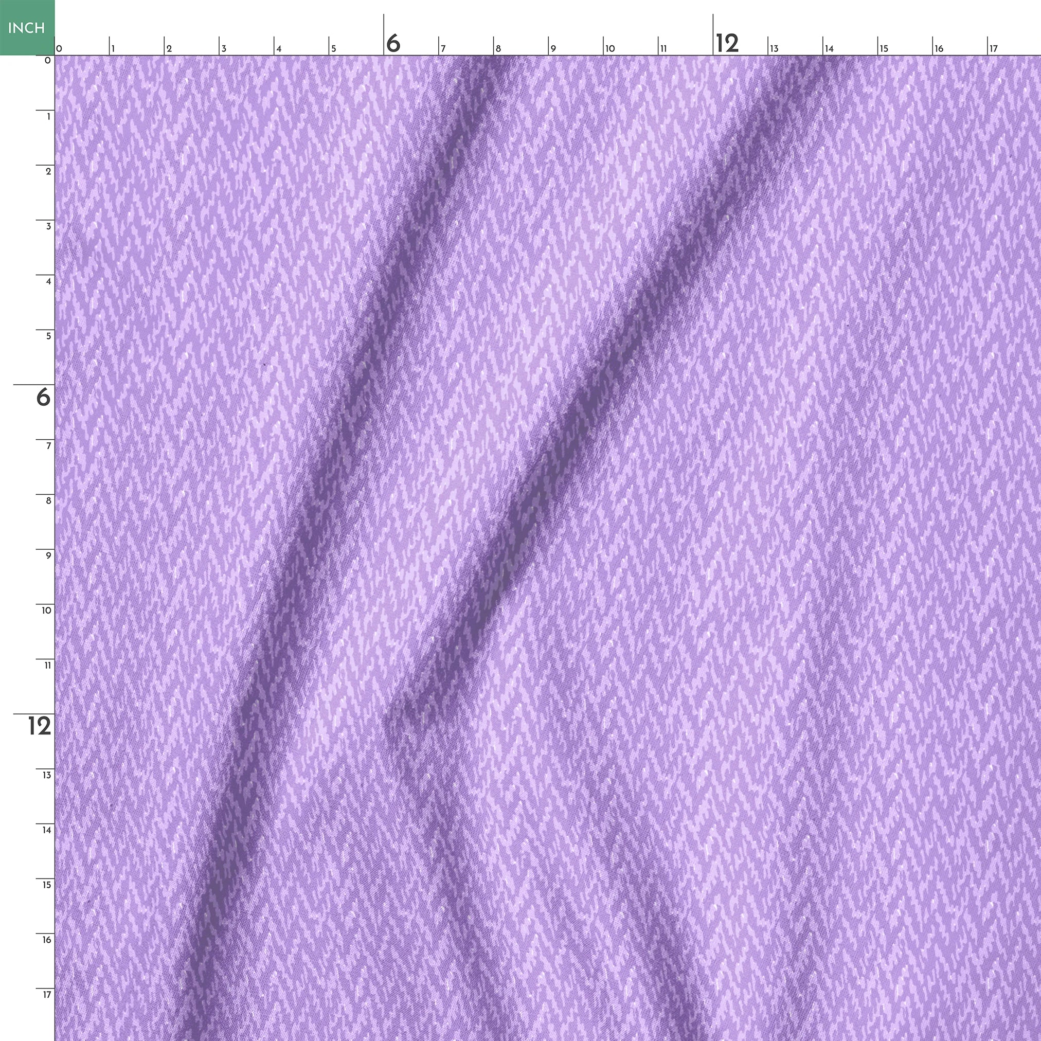 Abstract purple pattern with light lavender irregular vertical streaks on medium purple background springs ruler 18x18