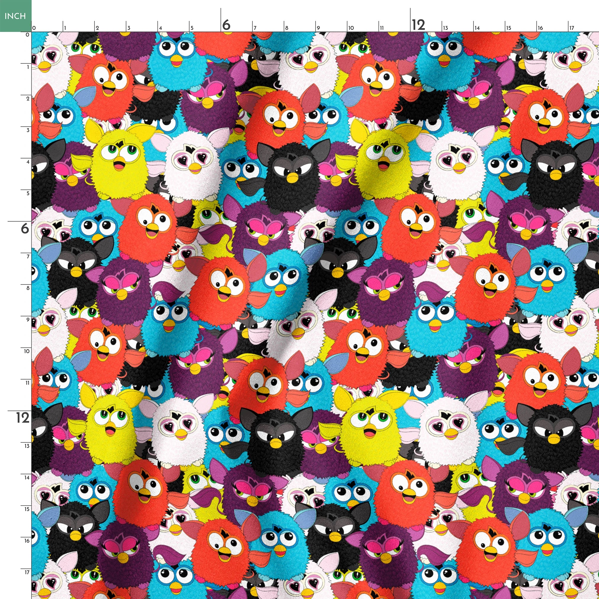 Hasbro Furby Retro Craze  Fabric