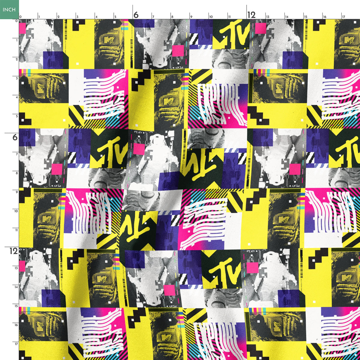 Paramount MTV  Glitch Explore Fabric