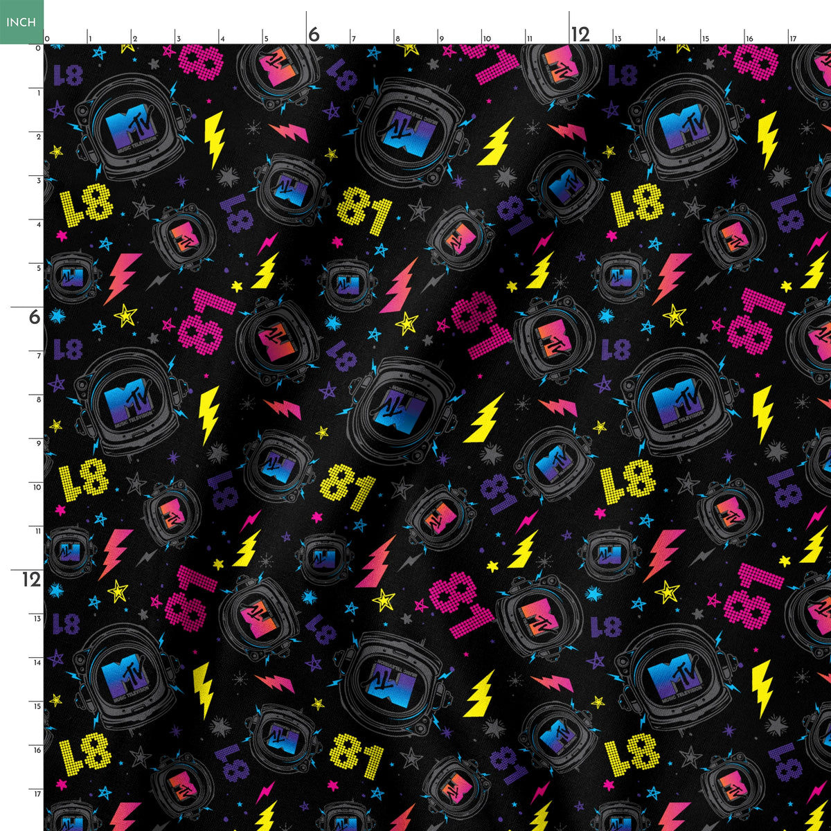 Paramount MTV 1981 Flashback Fabric
