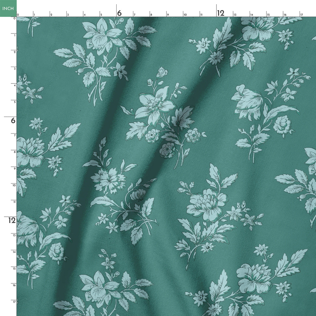 Verochka on Silver Sage Fabric