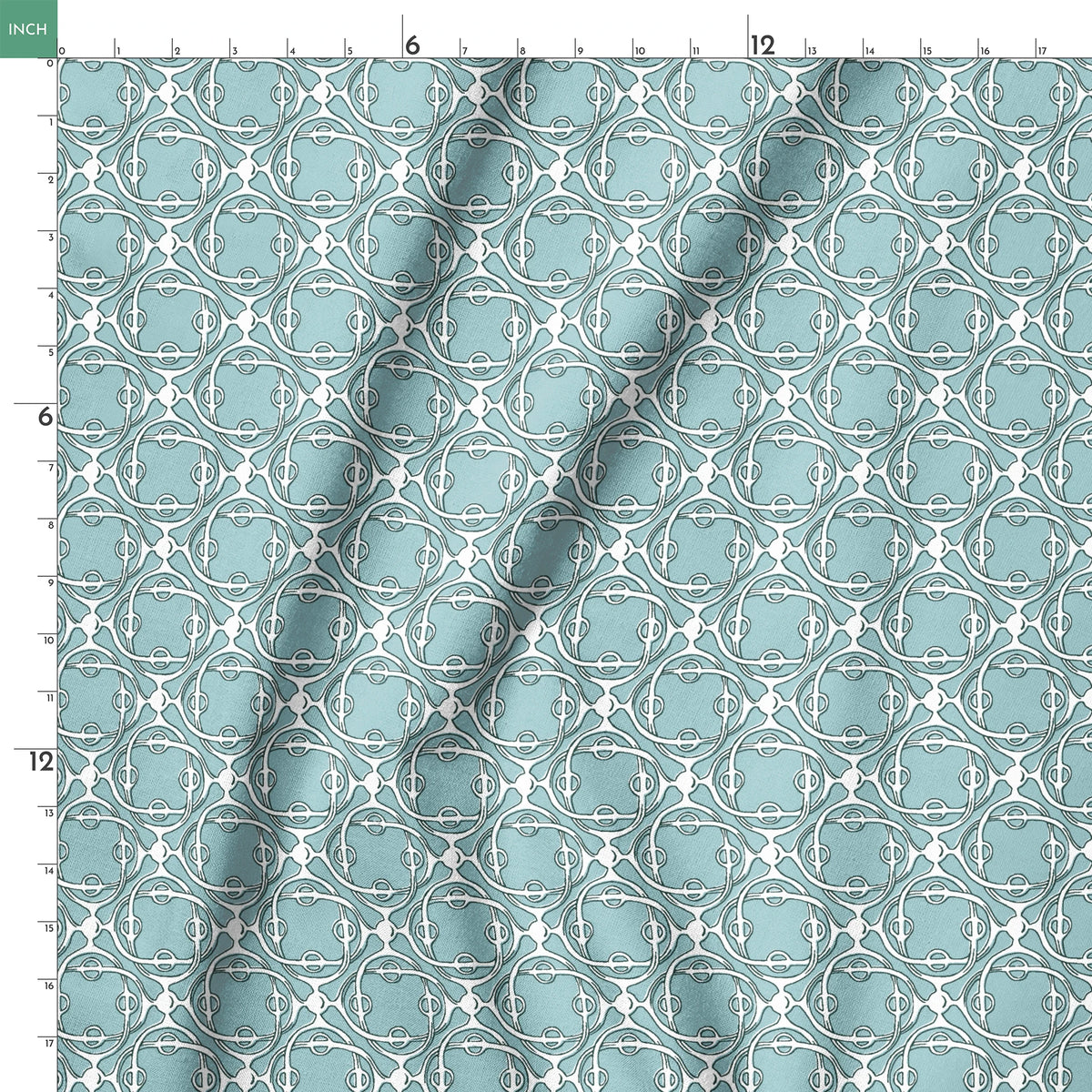 Farrah on Silver Sage Fabric