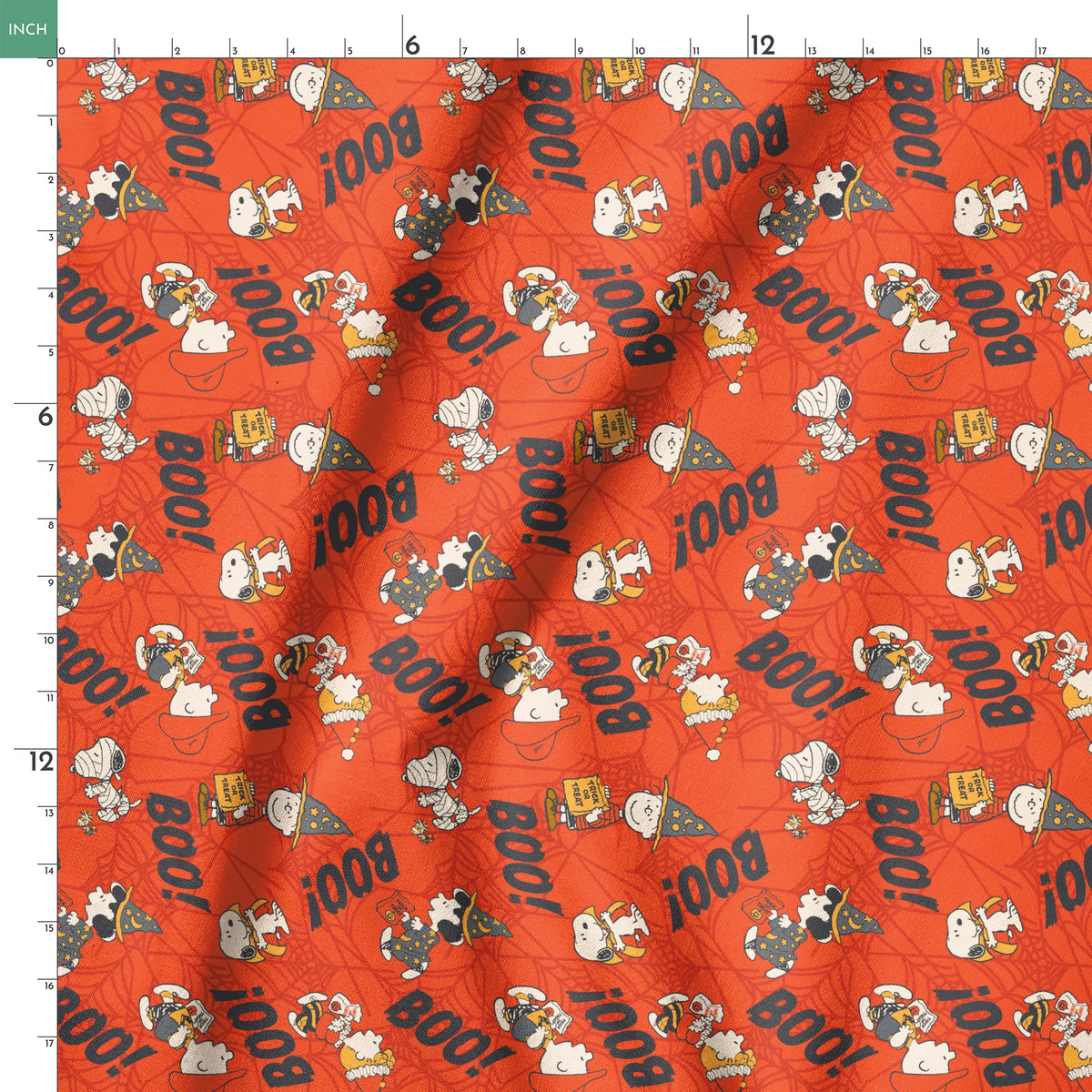 Peanuts Halloween BOO! Fabric