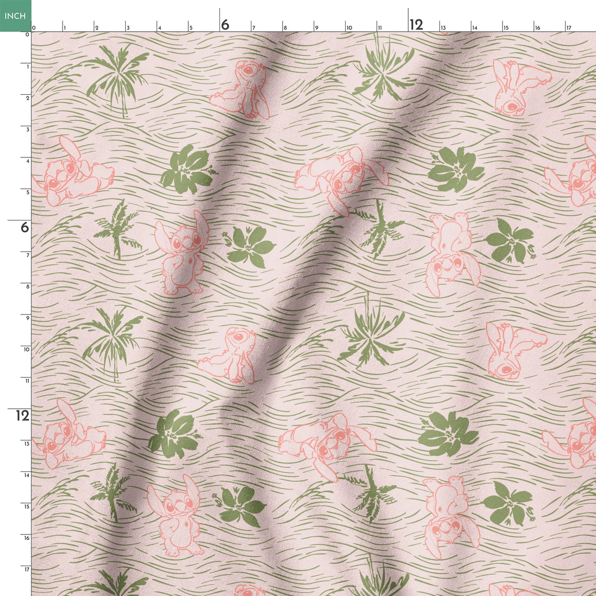 Disney Stitch Tropical Breeze on Multi Fabric