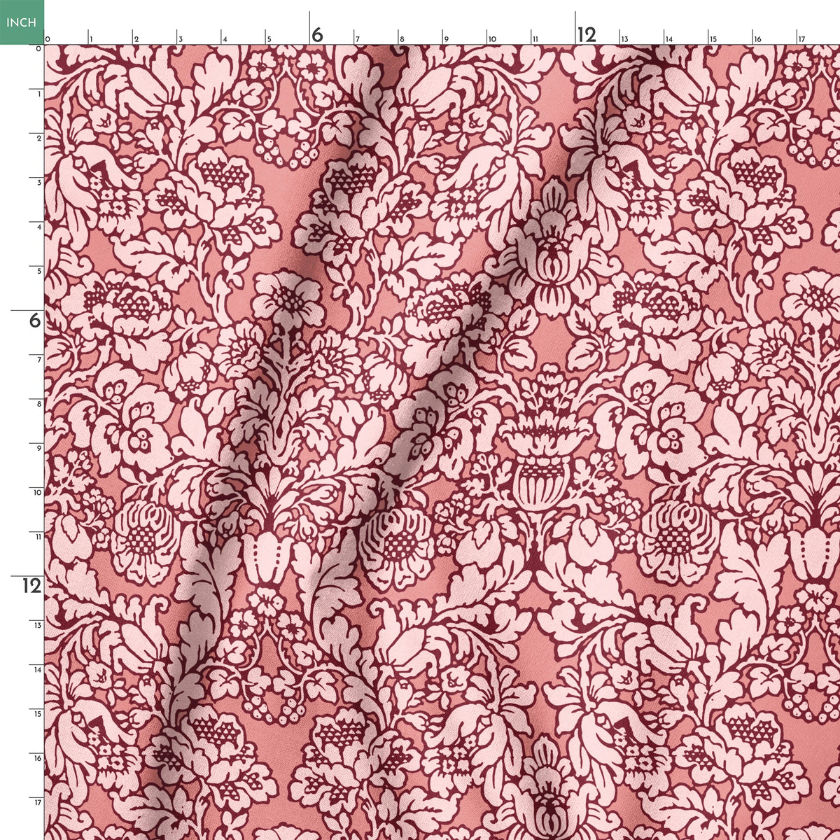Idela on Clove Pink Fabric