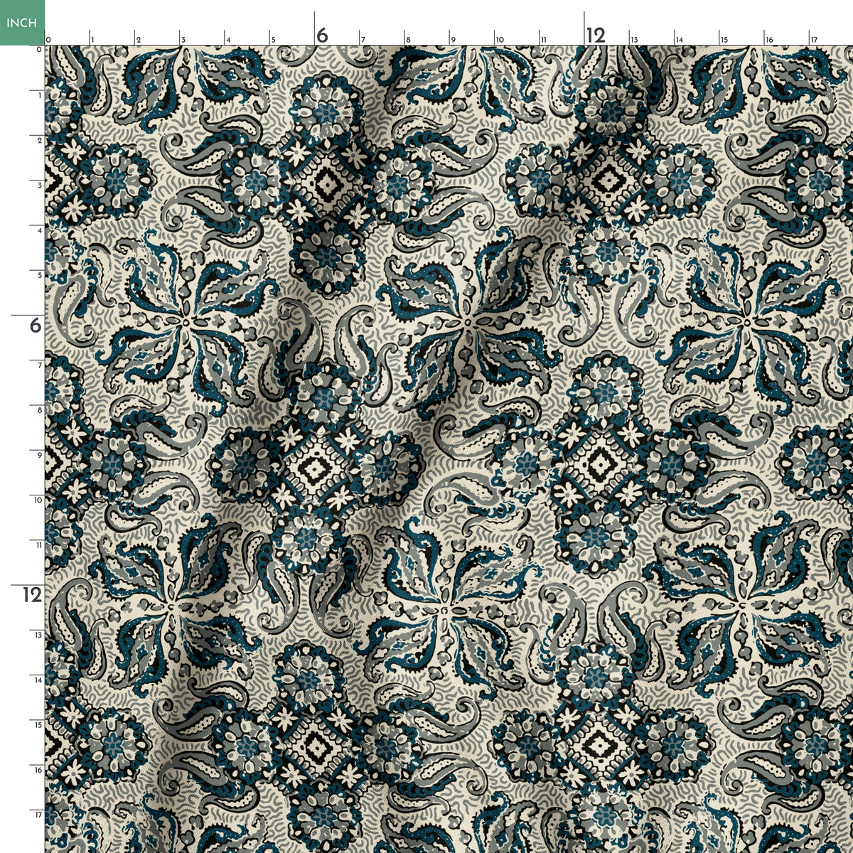 Elme on Haunted Night Fabric