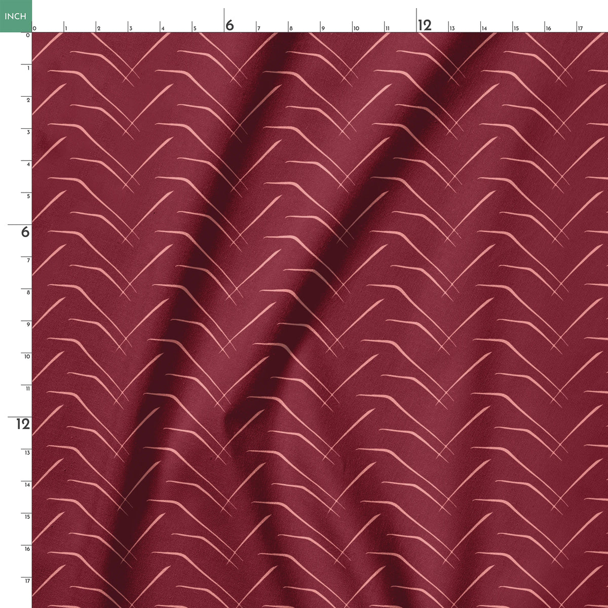 Dartmoore on Oxblood Fabric