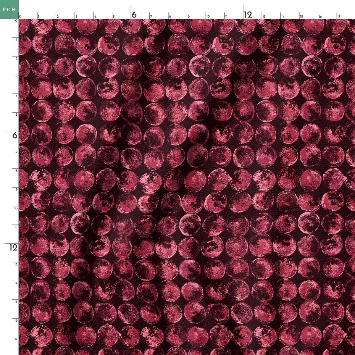 Lunar Light on Oxblood Fabric